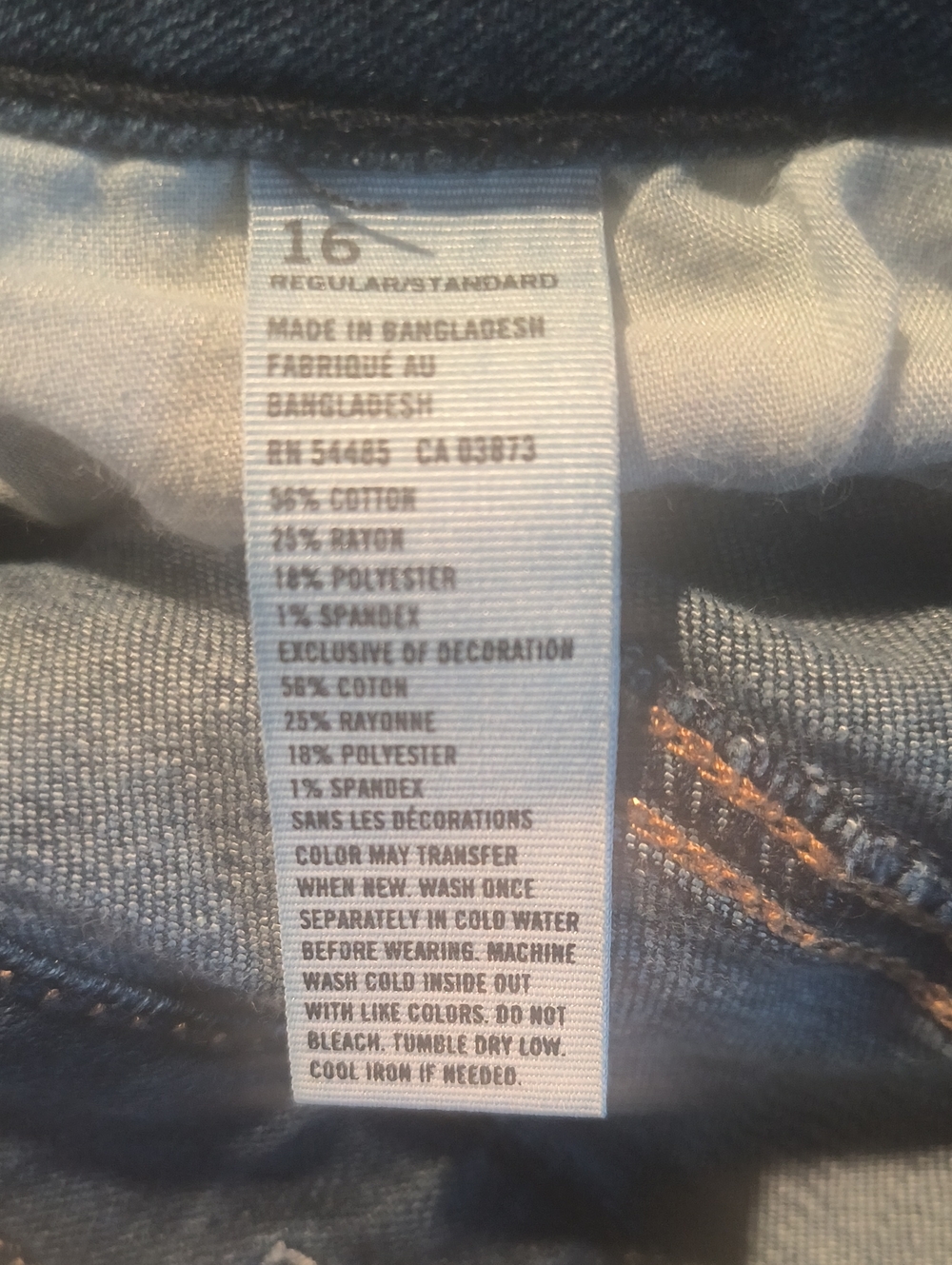 S1111 Mid Rise Stretch Jegging w/27" Inseam👖American Eagle Women's Size 16 Jean - Picture 5 of 6